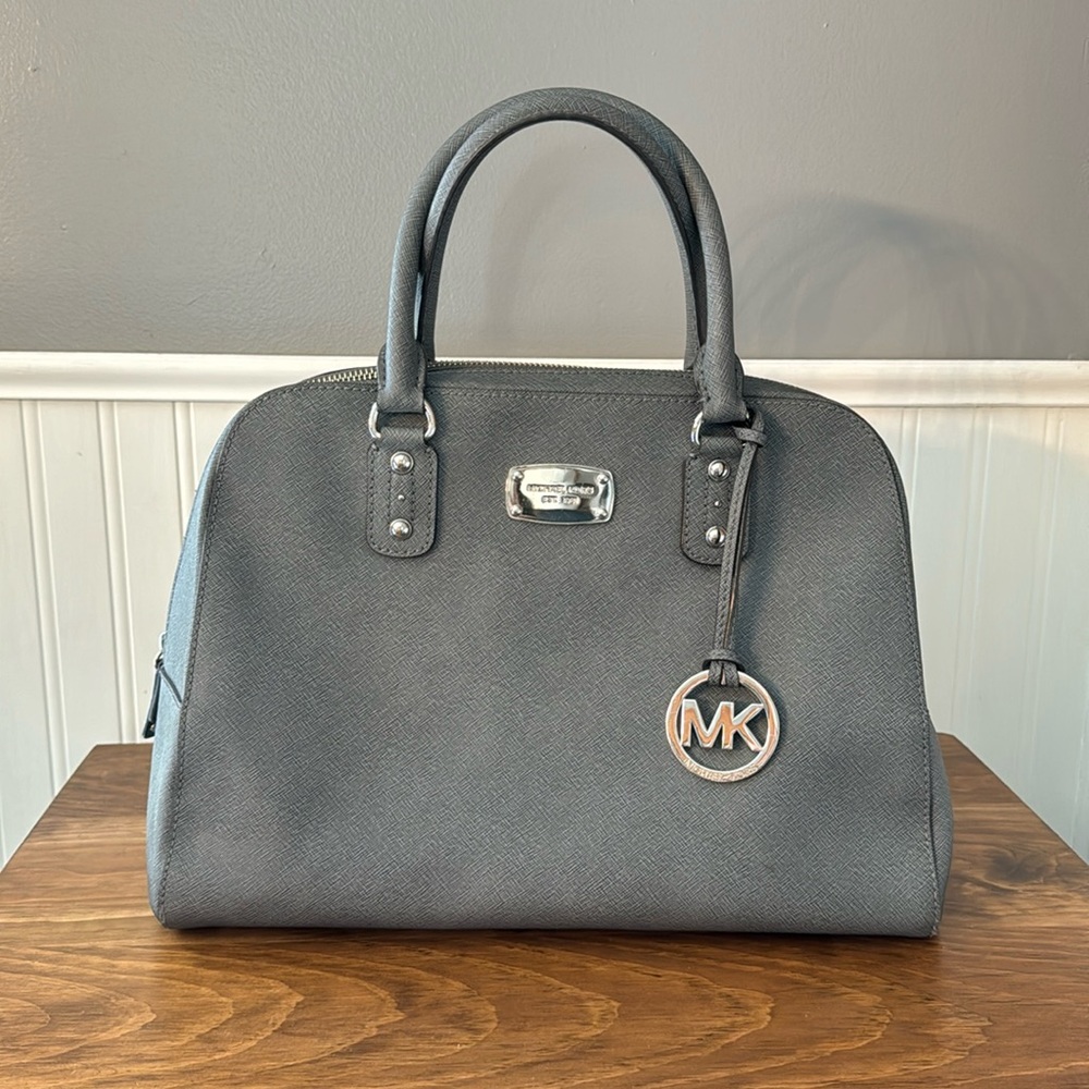 Michael Kors Grey Dome Satchel